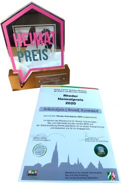 Die Chronik Krommert ist Träger des Ehrenamtspreises der Stadt Rhede